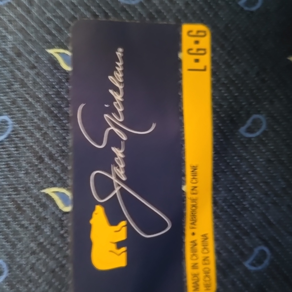 Jack Nicklaus Rain Drops Blue Polo Shirt - Picture 4 of 10